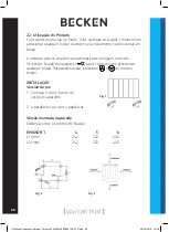 Предварительный просмотр 58 страницы Becken BTE3512 Instruction Manual