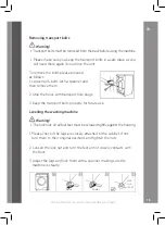 Предварительный просмотр 15 страницы Becken BWM5379IX Instruction Manual