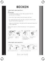 Предварительный просмотр 16 страницы Becken BWM5379IX Instruction Manual