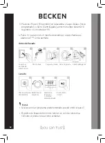 Предварительный просмотр 62 страницы Becken BWM5379IX Instruction Manual