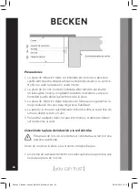 Предварительный просмотр 84 страницы Becken Flex BIH3302 Instruction Manual