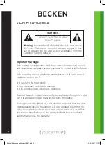 Preview for 4 page of Becken Spiralizer Instruction Manual