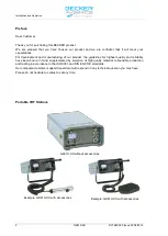 Preview for 2 page of Becker 0622.834-923 Installation And Operation Manual