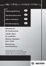 Preview for 1 page of Becker 11PS Operating Instructions Manual