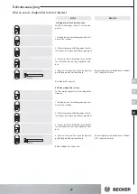 Preview for 47 page of Becker 11PS Operating Instructions Manual