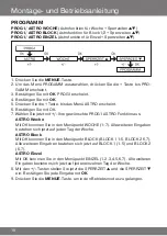 Preview for 18 page of Becker 4034 630 013 Assembly And Operating Instructions Manual