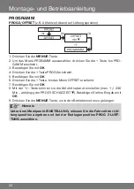 Preview for 22 page of Becker 4034 630 013 Assembly And Operating Instructions Manual