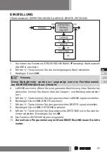 Preview for 27 page of Becker 4034 630 013 Assembly And Operating Instructions Manual