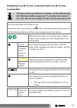Предварительный просмотр 15 страницы Becker B-Tronic EasyControl EC5401B Assembly And Operating Instructions Manual
