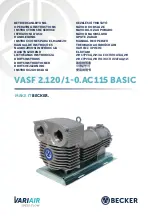 Becker BASIC VASF 2.120/1-0.AC115 Operating Instructions Manual preview