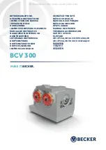 Предварительный просмотр 1 страницы Becker BCV 300 Operating Instructions Manual