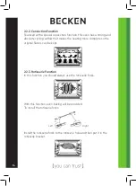 Предварительный просмотр 14 страницы Becker BMO4134 Instruction Manual