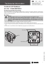 Becker Centronic 4030 200 035 0 Quick Start Manual preview