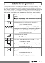 Предварительный просмотр 55 страницы Becker Centronic EasyControl  EC513 Assembly And Operating Instructions Manual