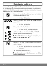 Предварительный просмотр 8 страницы Becker Centronic EasyControl EC611 Assembly And Operating Instructions Manual