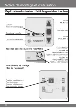 Предварительный просмотр 22 страницы Becker Centronic MemoControl MC42 Assembly And Operating Instructions Manual