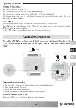 Предварительный просмотр 13 страницы Becker Centronic SensorControl SC43 Operating Instructions Manual