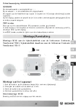 Предварительный просмотр 25 страницы Becker Centronic SensorControl SC43 Operating Instructions Manual