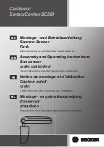 Becker Centronic SensorControl SC561 Assembly And Operating Instructions Manual предпросмотр