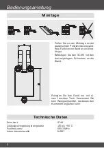 Предварительный просмотр 8 страницы Becker Centronic SensorControl SC861 Operating Instructions Manual