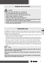 Предварительный просмотр 11 страницы Becker Centronic SensorControl SC861 Operating Instructions Manual