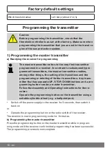 Предварительный просмотр 18 страницы Becker Centronic SunWindControl SWC241-II Assembly And Operating Instructions Manual