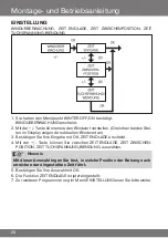 Предварительный просмотр 20 страницы Becker centronic sunwindcontrol swc52 Assembly And Operating Instructions Manual