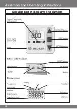 Предварительный просмотр 30 страницы Becker centronic sunwindcontrol swc52 Assembly And Operating Instructions Manual