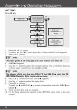 Предварительный просмотр 42 страницы Becker Centronic SunWindSet SWS42 Assembly And Operating Instructions Manual