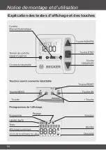 Предварительный просмотр 54 страницы Becker Centronic SunWindSet SWS42 Assembly And Operating Instructions Manual