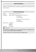 Preview for 14 page of Becker Centronic TimeControl TC42 Operating Instructions Manual