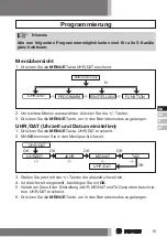 Предварительный просмотр 15 страницы Becker Centronic TimeControl TC4410 Assembly And Operating Instructions Manual