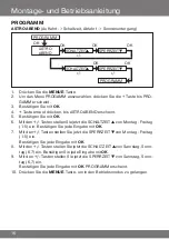 Предварительный просмотр 16 страницы Becker Centronic TimeControl TC4410 Assembly And Operating Instructions Manual