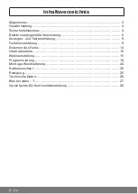 Preview for 2 page of Becker Centronic TimeControl TC445-II Assembly And Operating Instructions Manual