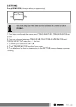 Preview for 61 page of Becker Centronic TimeControl TC511 Assembly And Operating Instructions Manual