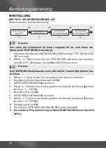 Предварительный просмотр 26 страницы Becker Centronic TimeControl TC511A Operating Instructions Manual