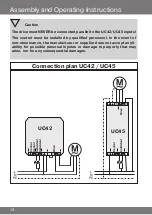 Предварительный просмотр 12 страницы Becker Centronic UnitControl UC42 Assembly And Operating Instructions Manual