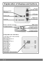 Предварительный просмотр 24 страницы Becker Centronic UnitControl UC520 Assembly And Operating Instructions Manual