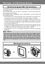 Preview for 6 page of Becker Centronic UnitControl UCR520 Assembly And Operating Instructions Manual