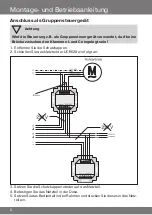 Preview for 8 page of Becker Centronic UnitControl UCR520 Assembly And Operating Instructions Manual