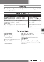 Preview for 27 page of Becker Centronic UnitControl UCR520 Assembly And Operating Instructions Manual