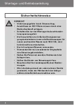 Preview for 4 page of Becker Centronic VarioControl VC120 Assembly And Operating Instructions Manual