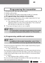 Preview for 27 page of Becker Centronic VarioControl VC120 Assembly And Operating Instructions Manual