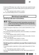 Preview for 29 page of Becker Centronic VarioControl VC120 Assembly And Operating Instructions Manual