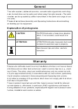 Предварительный просмотр 21 страницы Becker Centronic VarioControl VC320 Assembly And Operating Instructions Manual