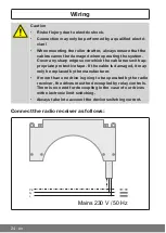 Предварительный просмотр 24 страницы Becker Centronic VarioControl VC320 Assembly And Operating Instructions Manual