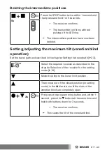 Предварительный просмотр 27 страницы Becker CentronicPLUS VC520 PLUS Assembly And Operating Instructions Manual