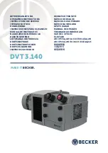 Предварительный просмотр 1 страницы Becker dvt 3.140 Operating Instructions Manual