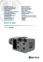 Предварительный просмотр 1 страницы Becker DVT 3.80 Operating Instructions Manual