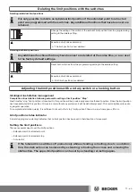 Preview for 11 page of Becker E12 Assembly And Operating Instructions Manual